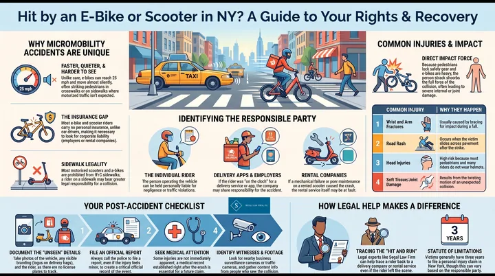 Hit by an E-Bike or Scooter in New York? A Guide to Your Rights and Recovery