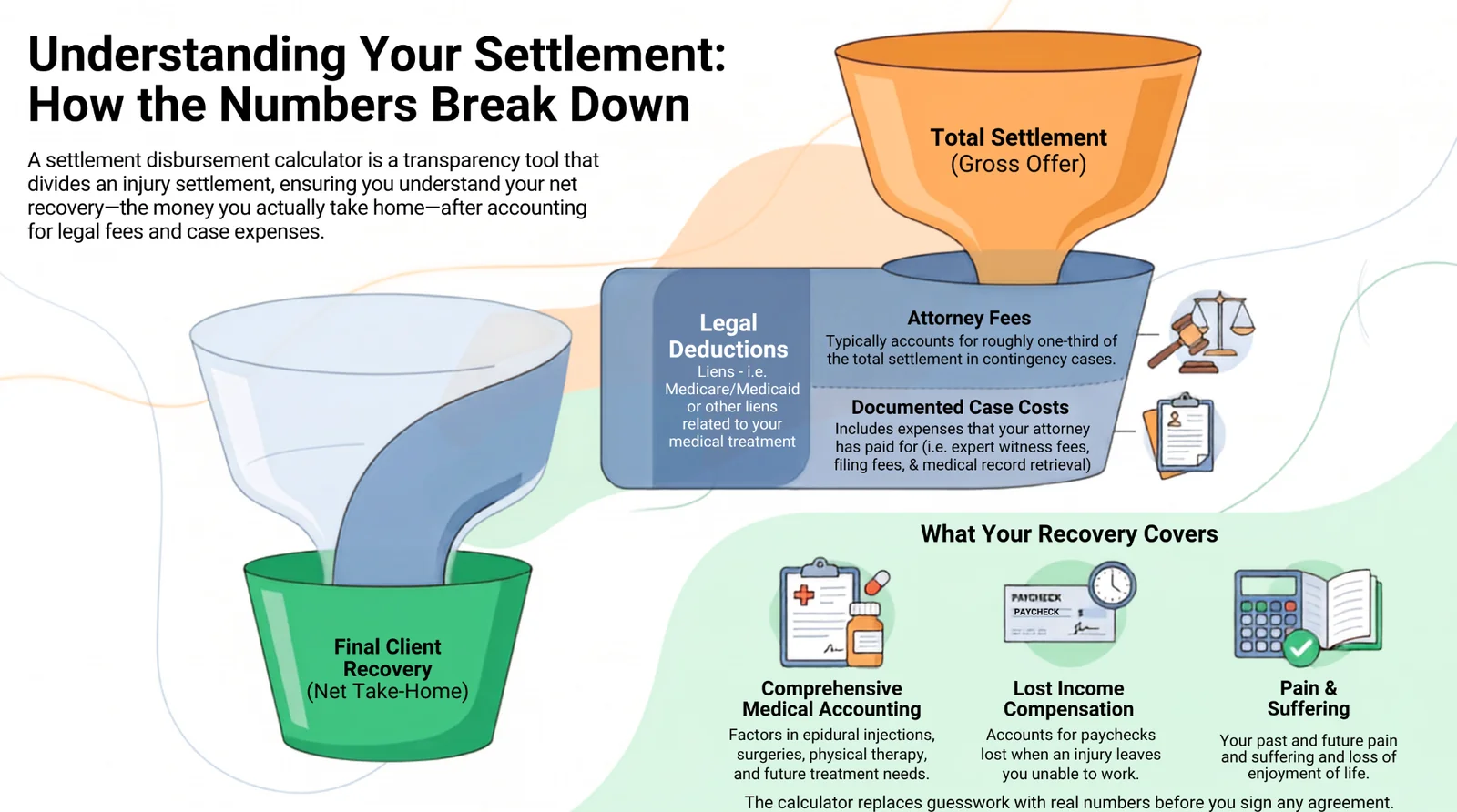 Understanding Your Settlement: How the Numbers Break Down