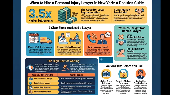 When to Hire a Personal Injury Lawyer in New York: A Decision Guide